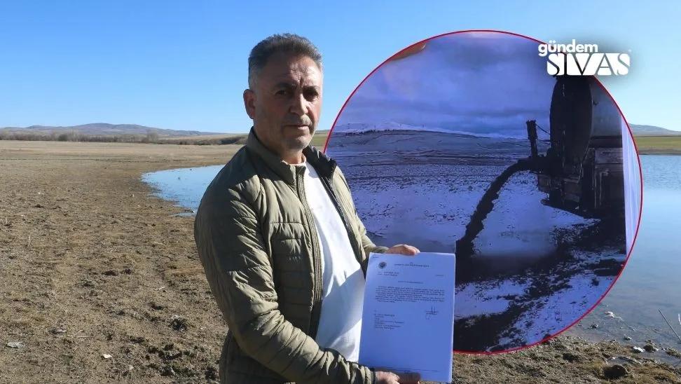 Sivas'ta Göle Atık Döküldü: Balıklar Öldü