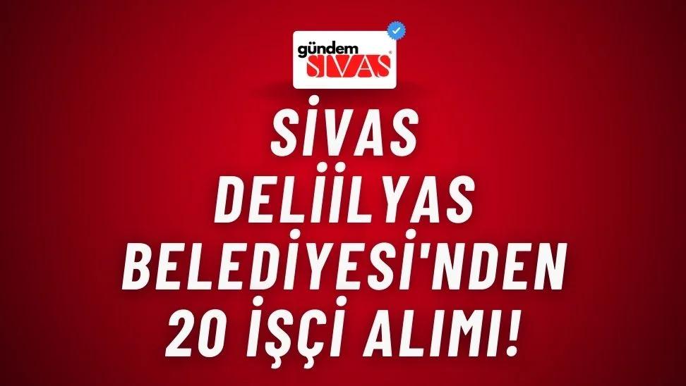 Sivas Deliilyas Belediyesi'nden 20 İşçi Alımı!