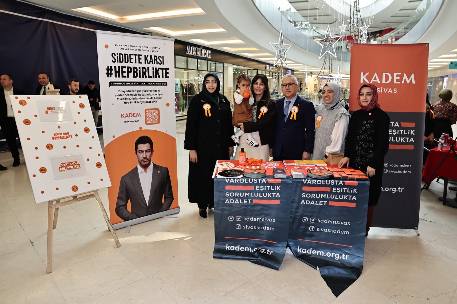 KADEM Sivas'tan "Hep Birlikte" Şiddete Karşı Turuncu Nokta Mesajı