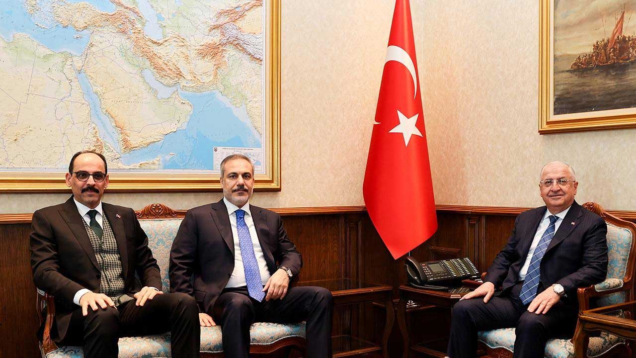 Bakan Fidan, Bakan Güler ve MİT Başkanı Kalın ile Suriye'de - Birlik Haber Ajansı
