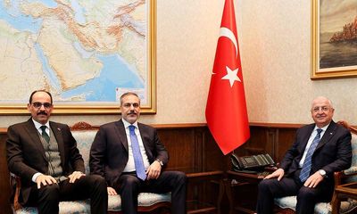 Bakan Fidan, Bakan Güler ve MİT Başkanı Kalın ile Suriye'de - Birlik Haber Ajansı