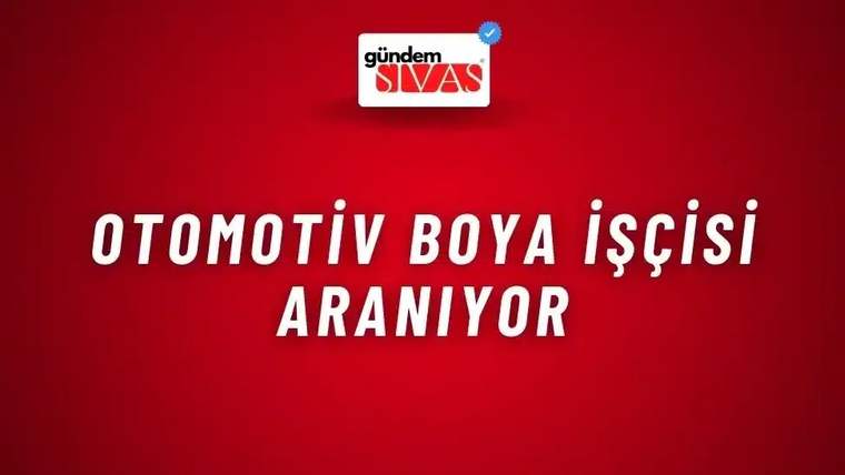 Kırmızı zeminli duyuru görselinde üstte Gündem Sivas logosu, ortada iki satır büyük beyaz yazı yer alıyor.