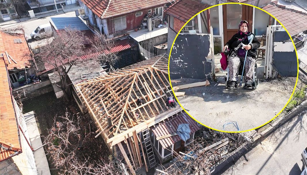 Isparta'da Ayşe teyzenin akan çatısı yenileniyor - Birlik Haber Ajansı