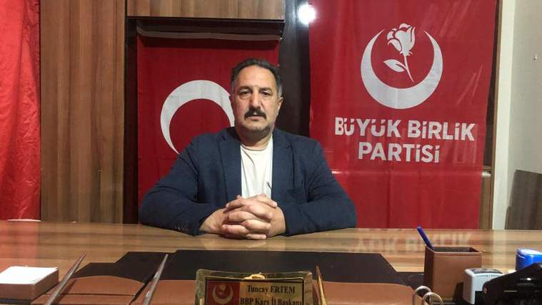 BBP Kars İl Başkanı Tuncay Ertem: "Gazze Filistindir, Filistin Filistinlilerindir" - Birlik Haber Ajansı