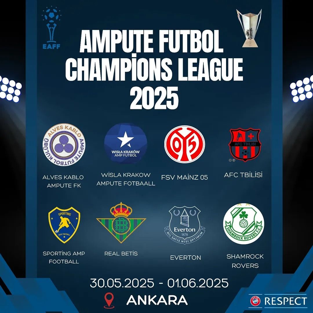 Avrupa Ampute Futbol Şampiyonlar Ligi heyecanı Ankara’da başlıyor! - Birlik Haber Ajansı