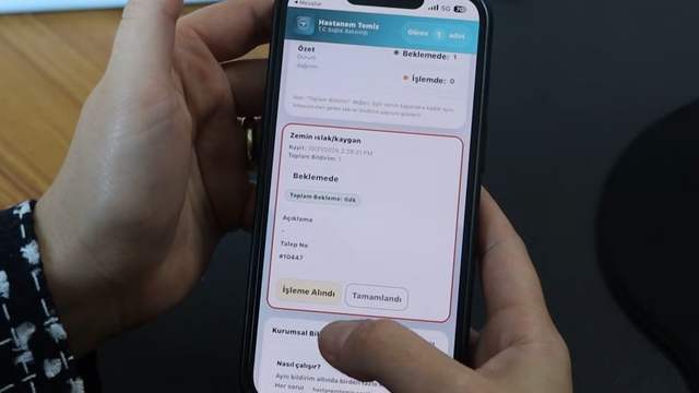 Hastanede sorun bildirmek için artık bu yöntem kullanılacak