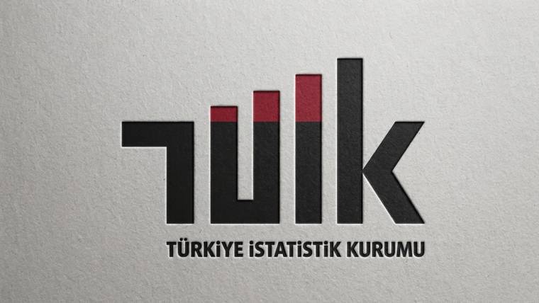 Gri zemin üzerinde siyah ve kırmızı renkli TÜİK logosu ile kurumun adı yer alıyor.
