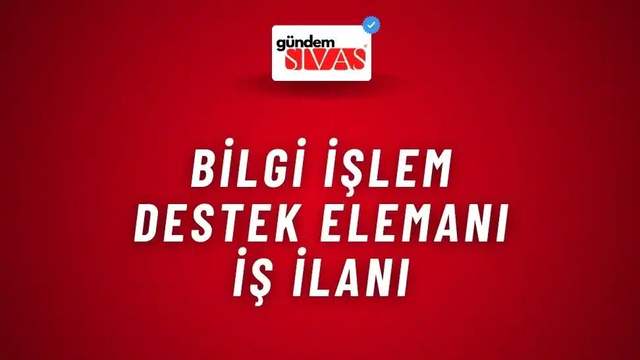 Bilgi İşlem Destek Elemanı İş İlanı