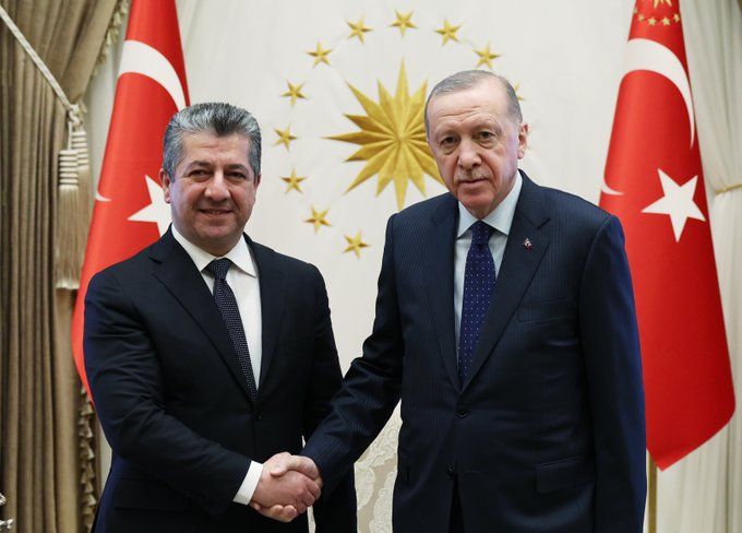 Cumhurbaşkanı Erdoğan, Barzani ile bir araya geldi - Birlik Haber Ajansı