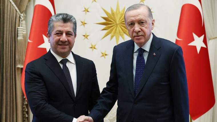 Cumhurbaşkanı Erdoğan, Barzani ile bir araya geldi - Birlik Haber Ajansı