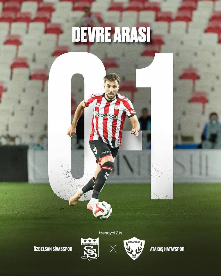 Sivasspor, Sahasında Hatayspor'a 1-0 Mağlup Oldu
