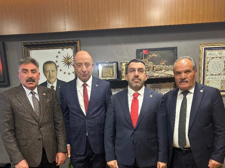 Ziraat Odası Başkanı heyetinden Kars Milletvekili Çalkın'a ziyaret - Birlik Haber Ajansı