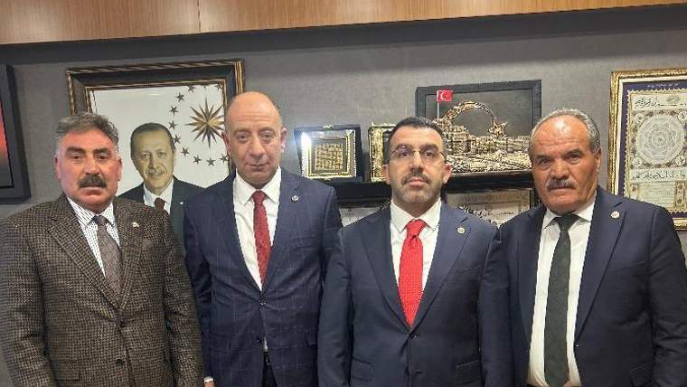 Ziraat Odası Başkanı heyetinden Kars Milletvekili Çalkın'a ziyaret - Birlik Haber Ajansı