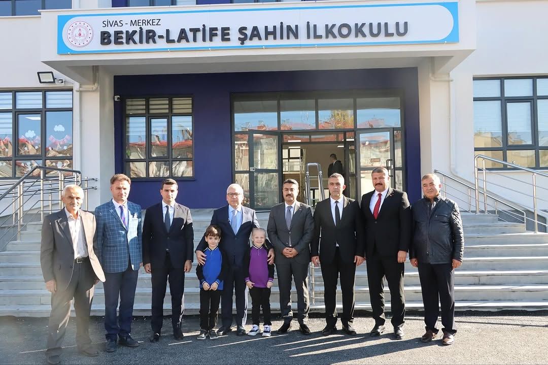 Sivas'ta Eğitime Yeni Bir Soluk: Bekir Latife Şahin İlkokulu Eğitim-Öğretime Açıldı
