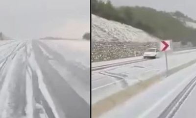 Burdur dostluk yolu beyaza büründü - Birlik Haber Ajansı