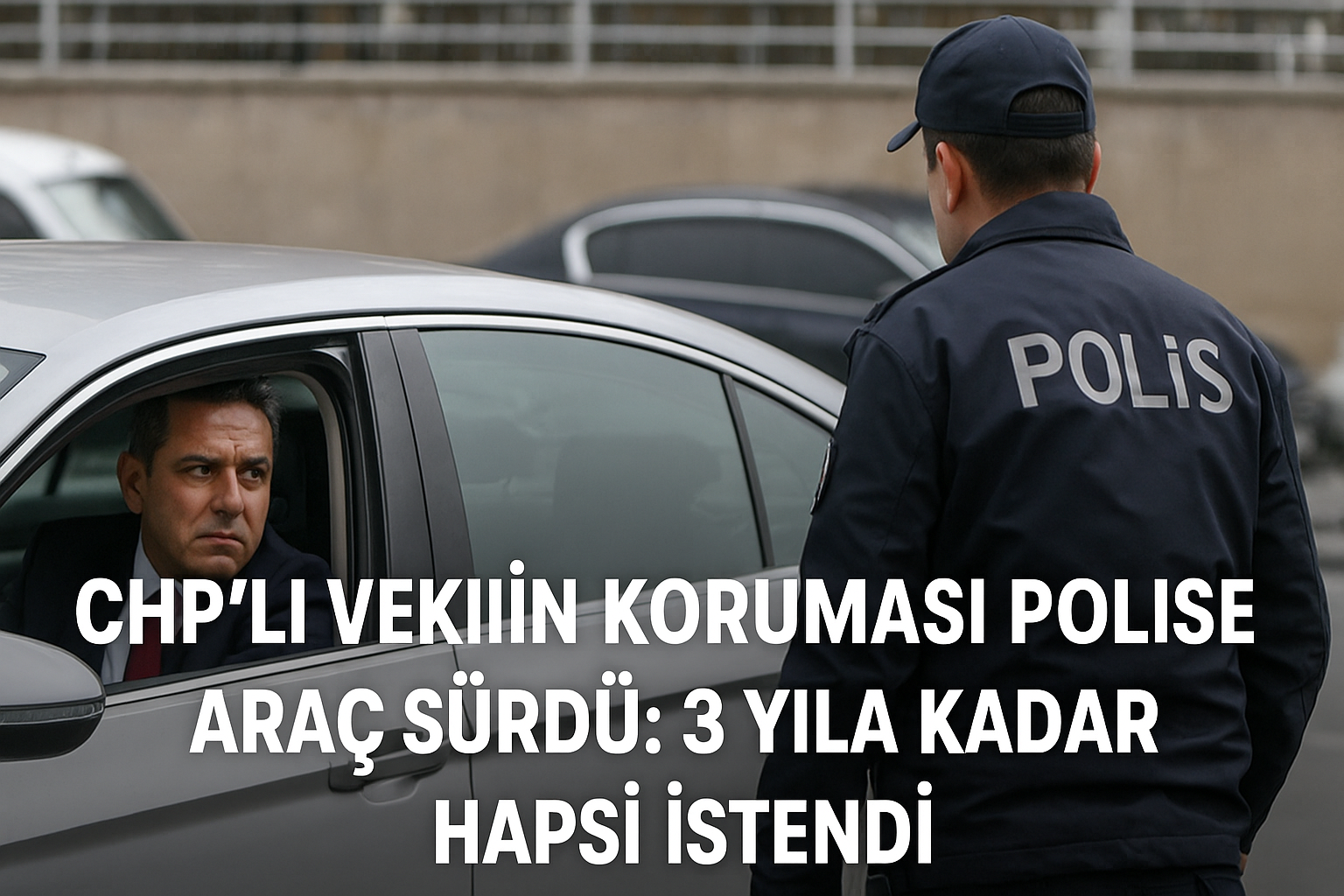 CHP'li Vekilin Koruması Polise Araç Sürdü: 3 Yıla Kadar Hapsi İstendi