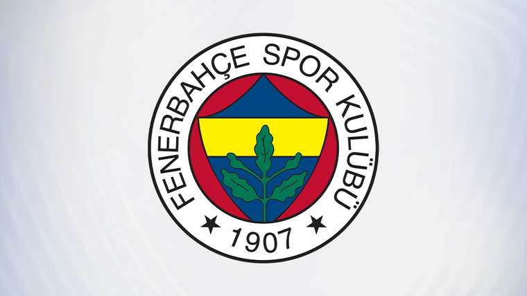 Fenerbahçe Spor Kulübü'nün logosu, sarı-lacivert renklerde bir daire içinde yer alıyor.