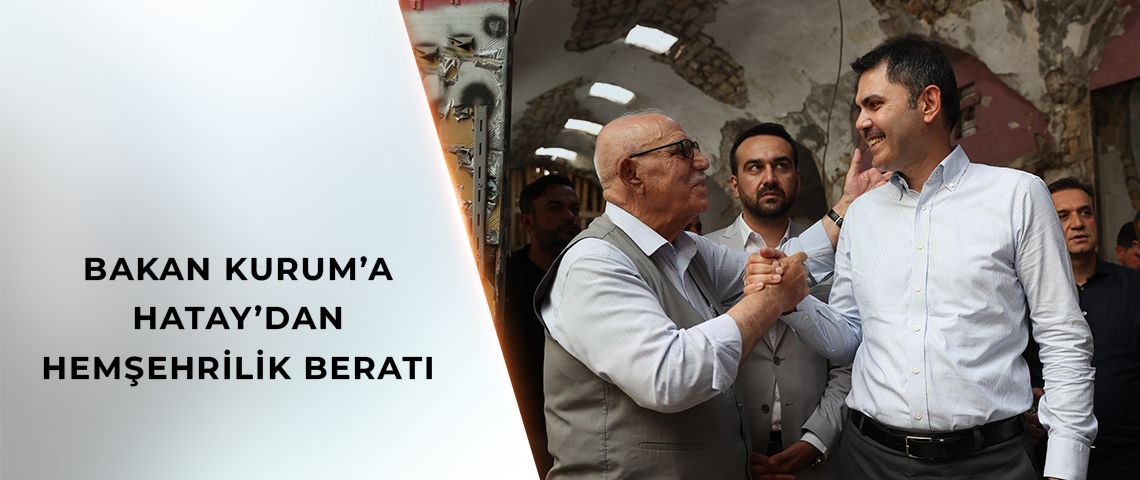 Murat Kurum’a fahri hemşehrilik beratı - Birlik Haber Ajansı