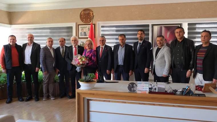 CHP PM üyesi Tüm’den Başkan Topaloğlu’na ziyaret - Birlik Haber Ajansı