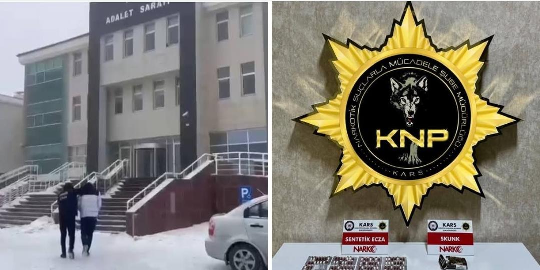 Kars'ta dedektör köpeği 'Şila'nın aramasında aracın elektrik kutusundan uyuşturucu çıktı - Birlik Haber Ajansı