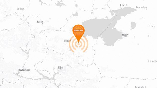 Bitlis’i Uyandıran Deprem, Son Dakika