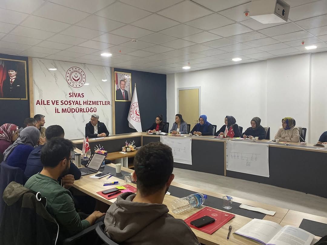 Sivas'ta Çocuk Koruma Alanında Karar Destek Mekanizmaları Eğitimi Verildi