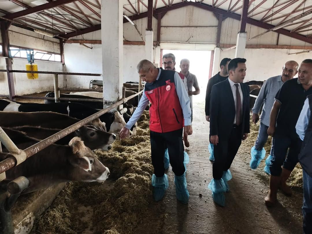 Sivas'ta Tarım ve Hayvancılık İşletmelerine Destek Ziyaretleri Devam Ediyor