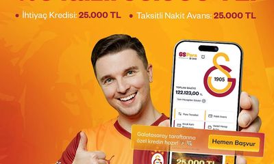 Galatasaray Taraftarına Ekonomik Fırsat: GSPara'dan 0 Faizli 50.000 TL Hoş Geldin Kredisi