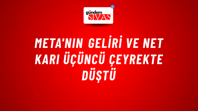 Meta'nın geliri ve net karı üçüncü çeyrekte düştü