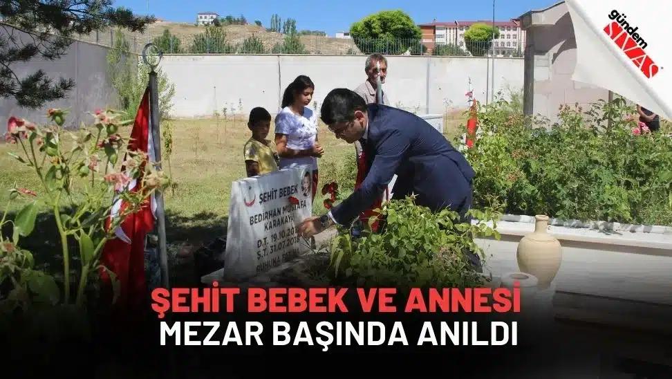 Şehit Bebek Ve Annesi Mezar Başında Anıldı