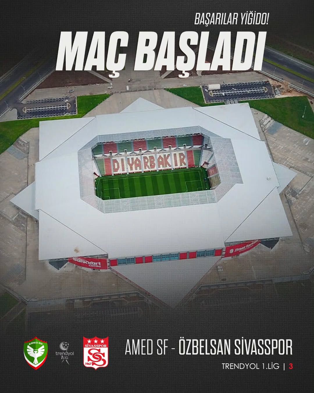 Sivasspor, Diyarbakır'da Zorlu Mücadeleye Başladı