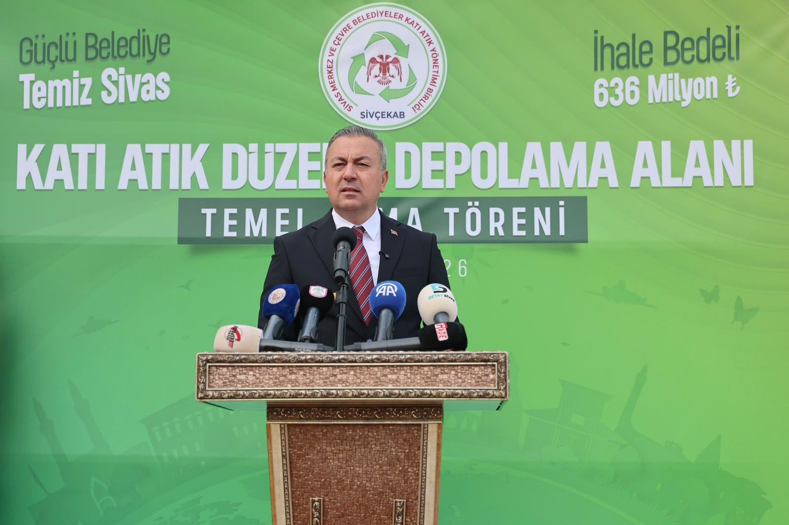 Sivas’a 636 Milyon TL’lik Katı Atık Yatırımı
