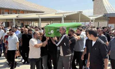 19 yaşındaki Baturalp Akyüz cenaze töreniyle toprağa verildi