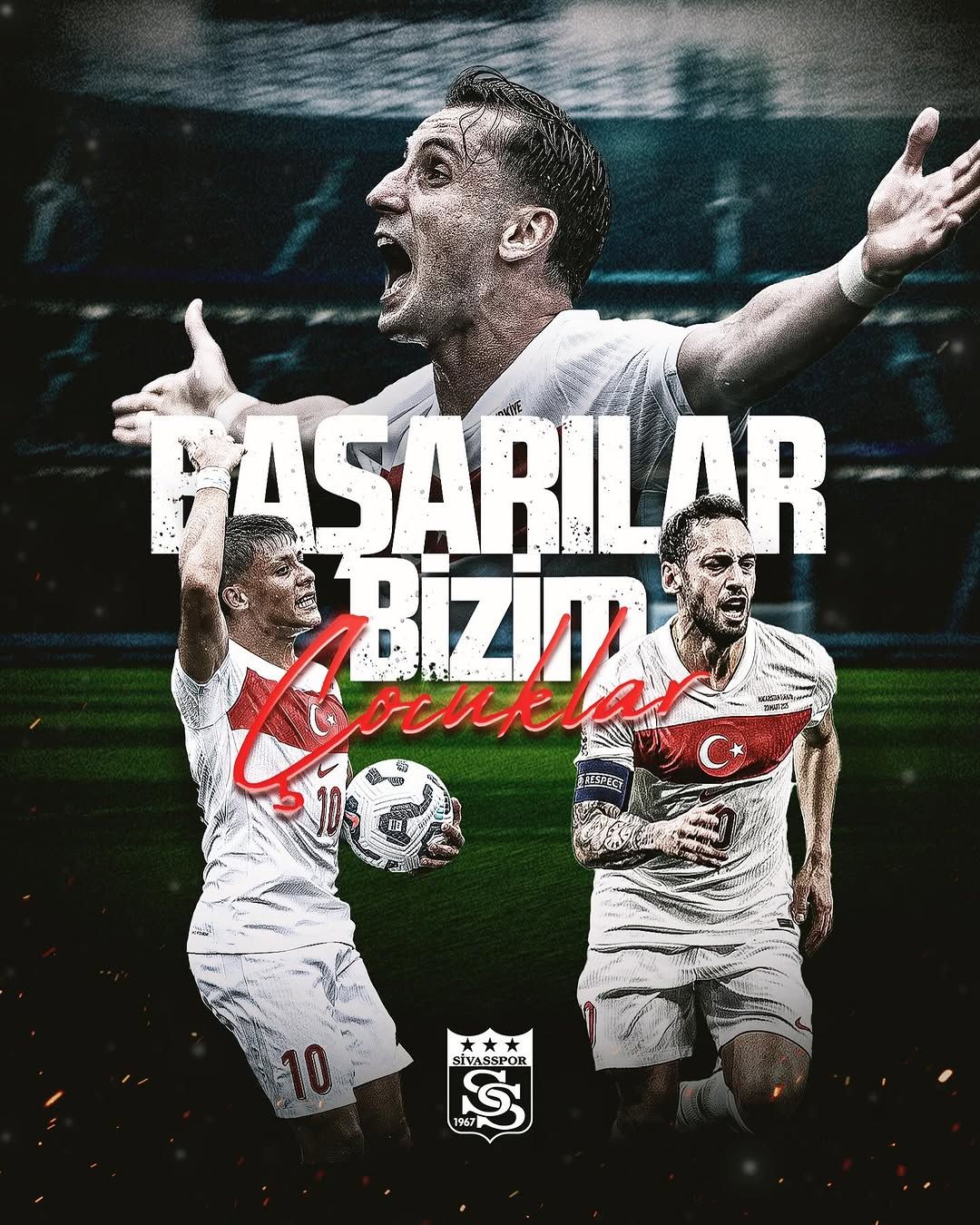 Sivasspor, Gürcistan Maçı Öncesi Milli Takım'a Destek Verdi