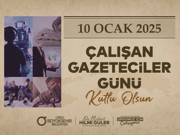 Ordu Başkanı Güler’den basına teşekkür mesajı - Birlik Haber Ajansı