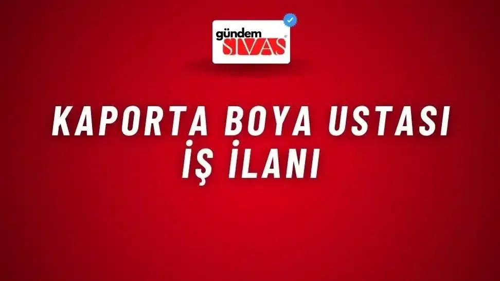 Kaporta Boya Ustası İş İlanı