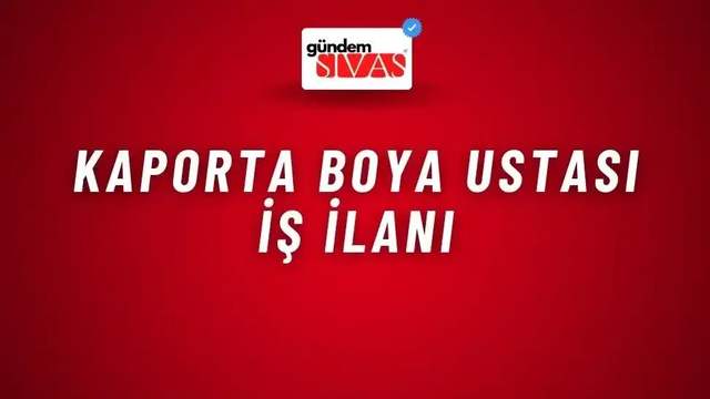 Kaporta Boya Ustası İş İlanı