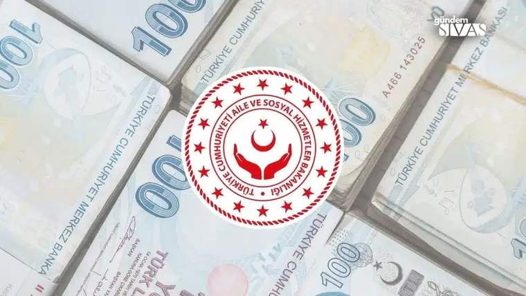 Türk Lirası banknotları üzerinde Aile ve Sosyal Hizmetler Bakanlığı logosu.
