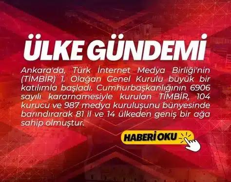 TÜRK İNTERNET MEDYA BİRLİĞİ GENEL KURULU BAŞLADI