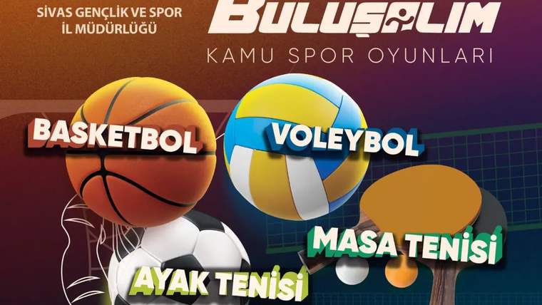 Sivas Gençlik ve Spor İl Müdürlüğü Kamu Spor Oyunları Düzenliyor