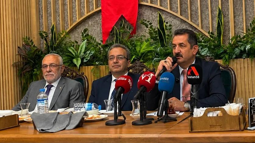 BBP Sivas İl Başkanı Hakan Sezerer, gazetecilerle kahvaltıda buluştu.