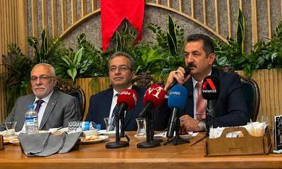 BBP Sivas İl Başkanı Hakan Sezerer, gazetecilerle kahvaltıda buluştu.