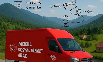 Mobil Sosyal Hizmet Aracı Sivas'ın Dört Köyünde Vatandaşlarla Buluşuyor
