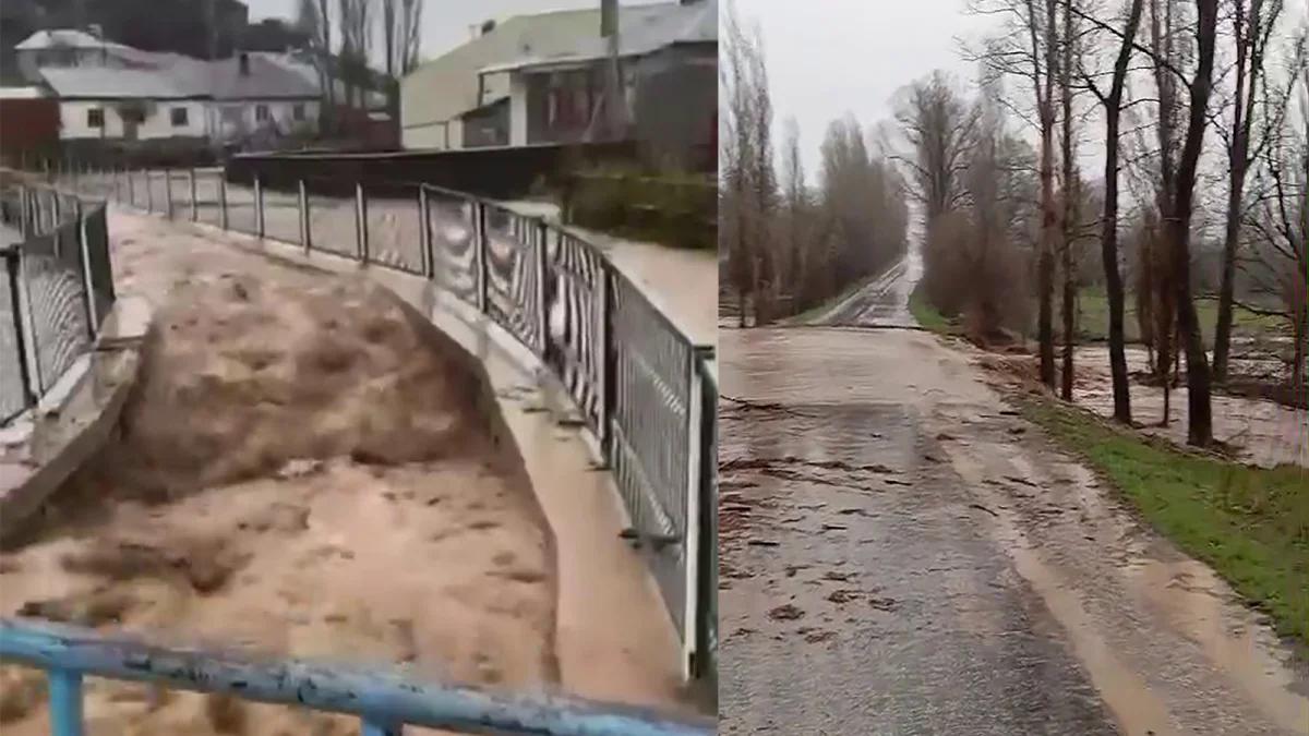 Yıldızeli’nde Şiddetli Yağış Felaketi: Karacaören Köyü Sel ve Taşkınla Mücadele Etti