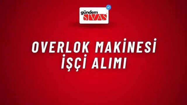 Overlok Makinesi İşçi Alımı