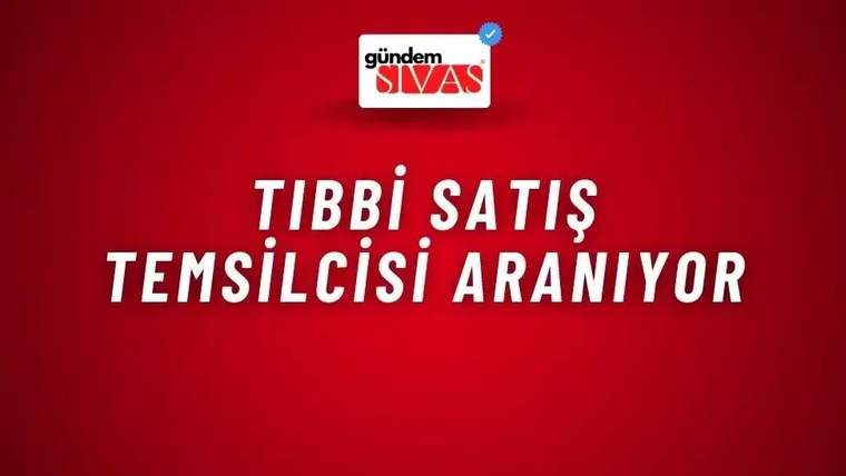 Kırmızı zemin üzerinde beyaz yazılar ve üst bölümde “gündem SİVAS” logosu yer alıyor.
