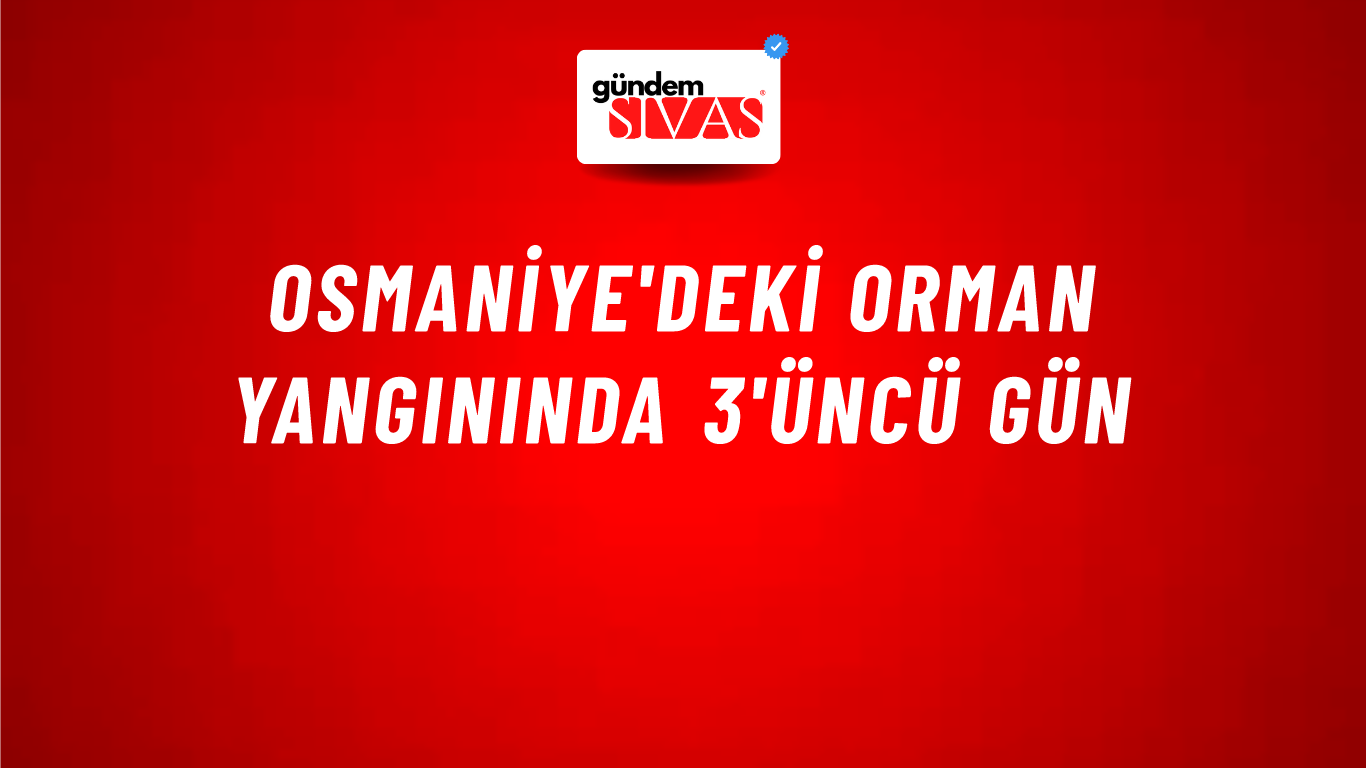 Osmaniye'deki orman yangınında 3'üncü gün