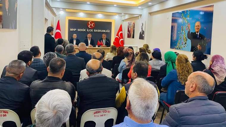 MHP Antalya il Başkanı Sadullah Güneş’ten Serik İlçe teşkilatına ziyaret - Birlik Haber Ajansı