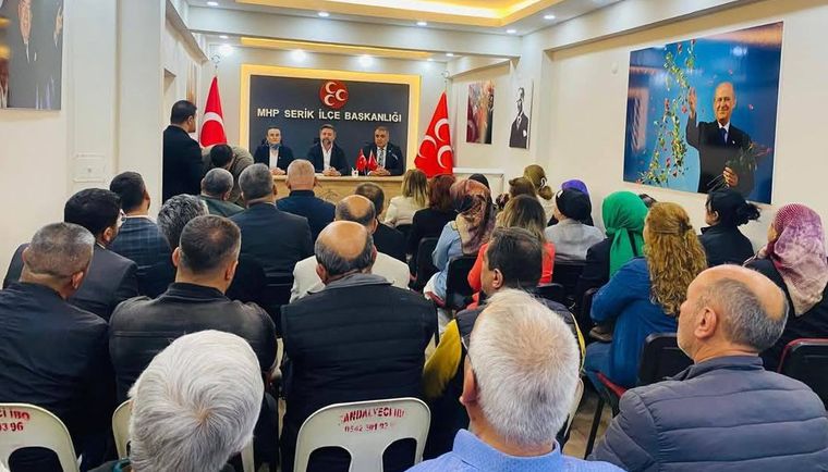 MHP Antalya il Başkanı Sadullah Güneş’ten Serik İlçe teşkilatına ziyaret - Birlik Haber Ajansı