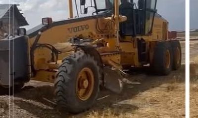 Sivas'ta Kangal Kavak Köyü'ne Stabilize Yol Yapımı Devam Ediyor